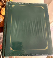 Creative Memories 8.5 X 11 Scrapbook Album Tribute Green Gold Trim USA New