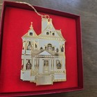 1990 24k Gold Plated Vintage Christmas Ornament Bing & Grondahl  — photo 5