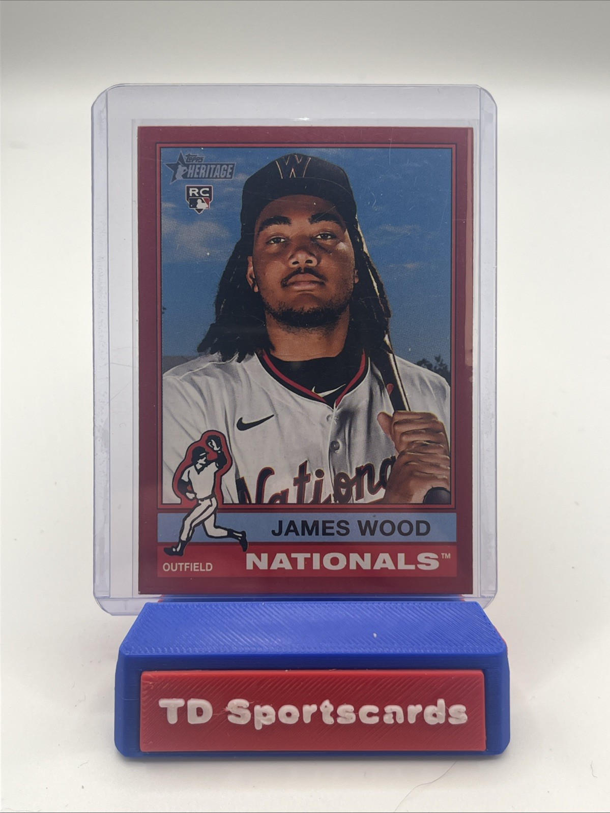 2025 Topps Heritage - James Wood #231 Red Border (RC)