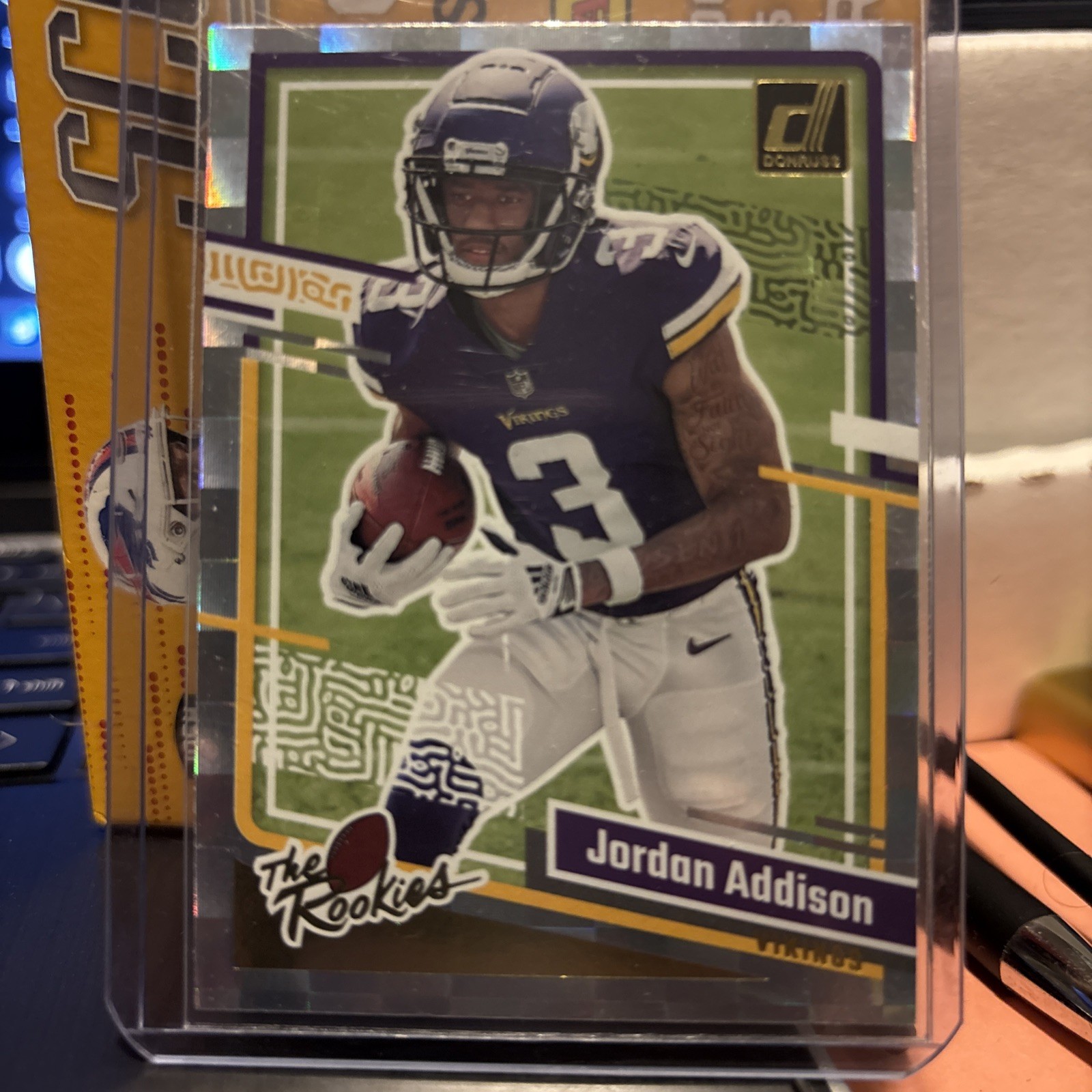 JORDAN ADDISON RC 💥 SP 2023 Panini Donruss The Rookies Prizm Insert Mint #10