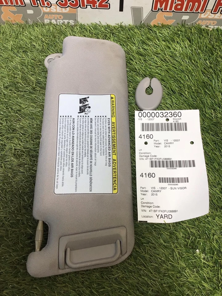 ✅ Parasol izquierdo Toyota Camry 2015 Lh 74320-33F40-B0 OEM Foto 3 de 3