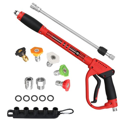 #ad Pressure Washer Gun Extension Replacement Wand M22 Fitting 5 Nozzle Tips $55.71