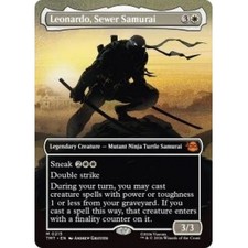 Leonardo, Sewer Samurai [Borderless] #215 Prices | Magic Teenage Mutant  Ninja Turtles | Magic Cards