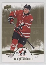 2016 Upper Deck Team Canada Juniors Men's Team Gold John Quenneville #44 0d7y