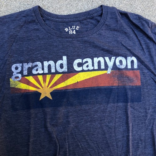 BLUE 84 GRAND CANYON T Shirt Men's XL Blue Short Sleeve Crew - Picture 2 of 6