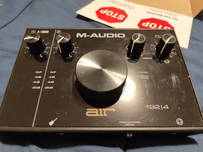 M-Audio AIR 192|4 USB Audio Interface 2 in 2 Out USB audio I/O With 1 MIC Input.