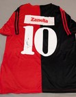 Lionel Messi Newell's Old Boys Maradona Tribute Shirt Coa