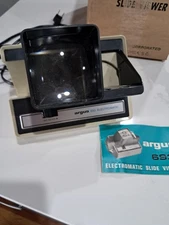 Vintage~ Argus 693~ Electromatic Slide Viewer~ ORIGINAL BOX & Paperwork ~EUC!
