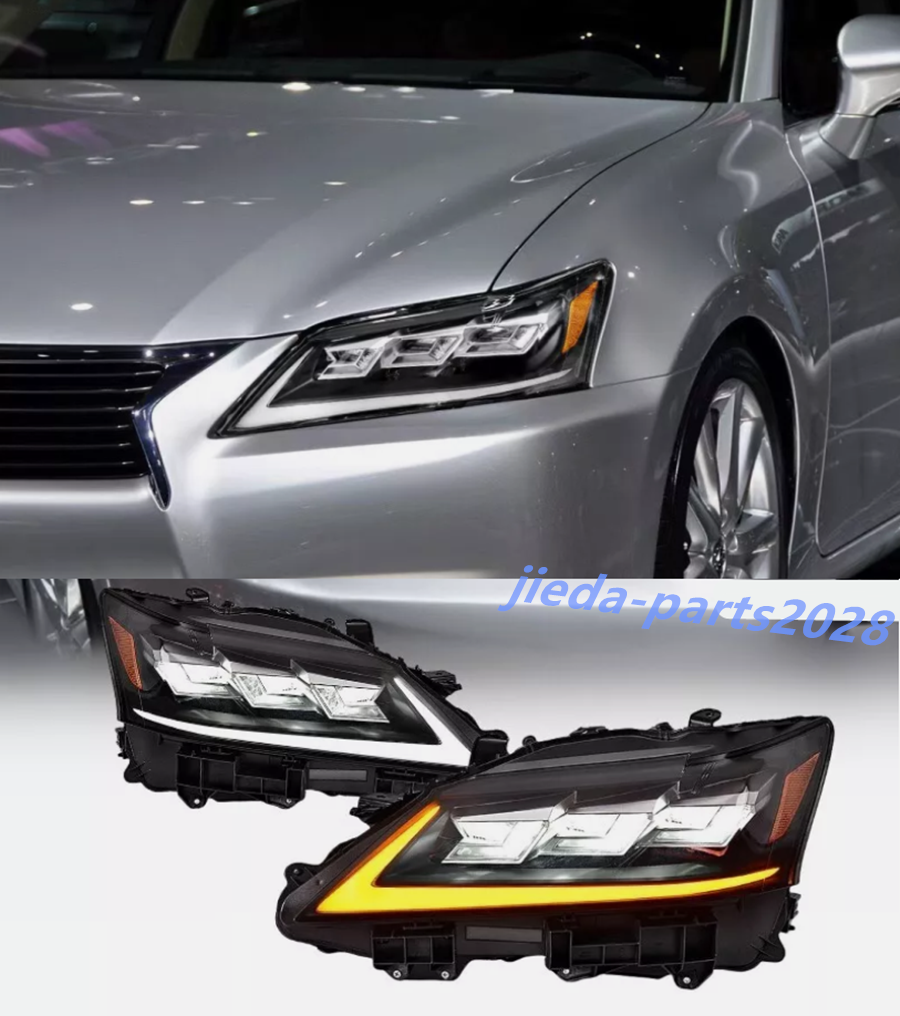 Upgrade Pair LED Headlight For Lexus GS250 GS350 2012-2015 DRL