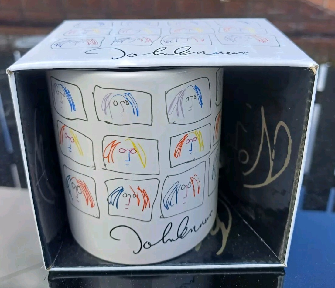 John Lennon Yoko Mug Imagine Motion Montage new official Boxed