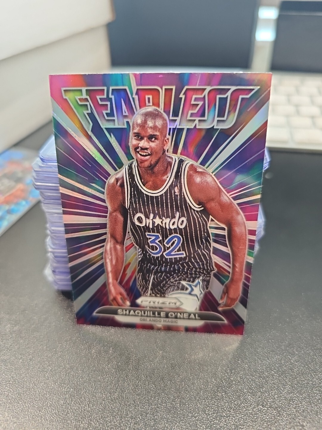2021-22 Panini Prizm Fearless Silver Prizm Shaquille O'Neal #18 HOF