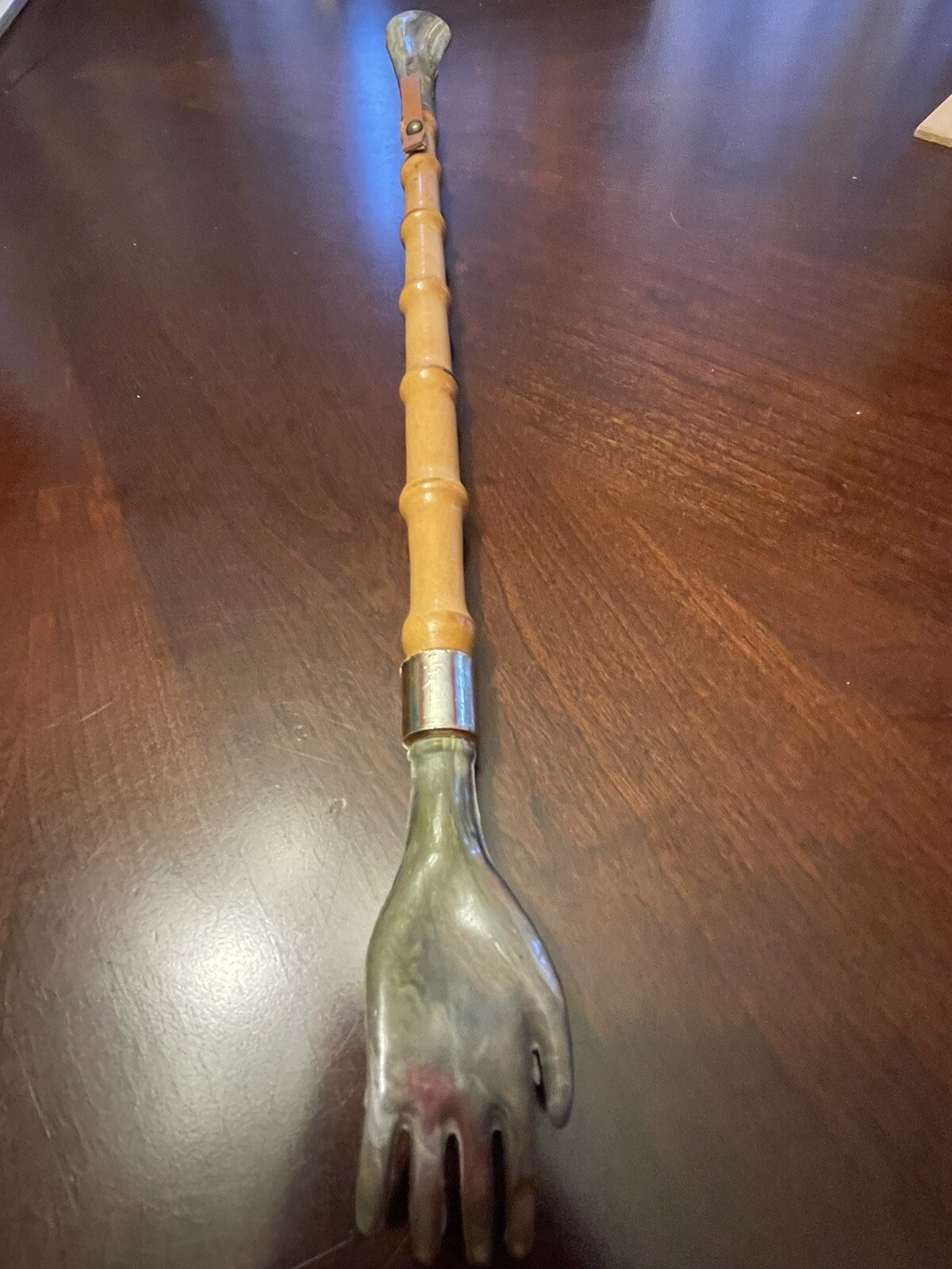 Bamboo Shoe Horn, Back Scratcher Bakelite Made In Ita… Gem