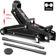 Hydraulischer Wagenheber 3t Rangierwagenheber 135-400mm Werkstatt Wagen KFZ SUV