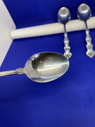 Oneida Mozart Deluxe Edelstahl Oval Suppenlöffel Glänzend Besteck Silberbesteck Menge 3 - Bild 3 von 6