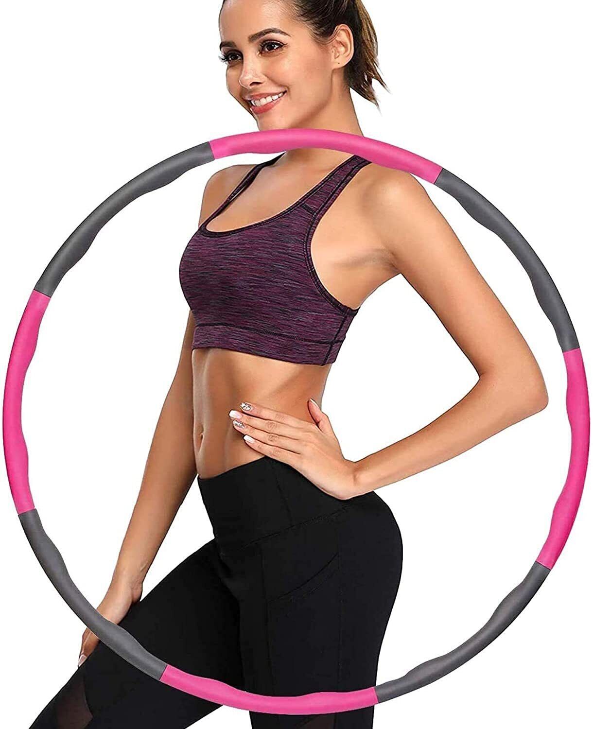 Hula Hoop Intelligent LETAO - 16 Segments Réglables - Compteur De Tours Intégré - Pour Adultes Et Ados