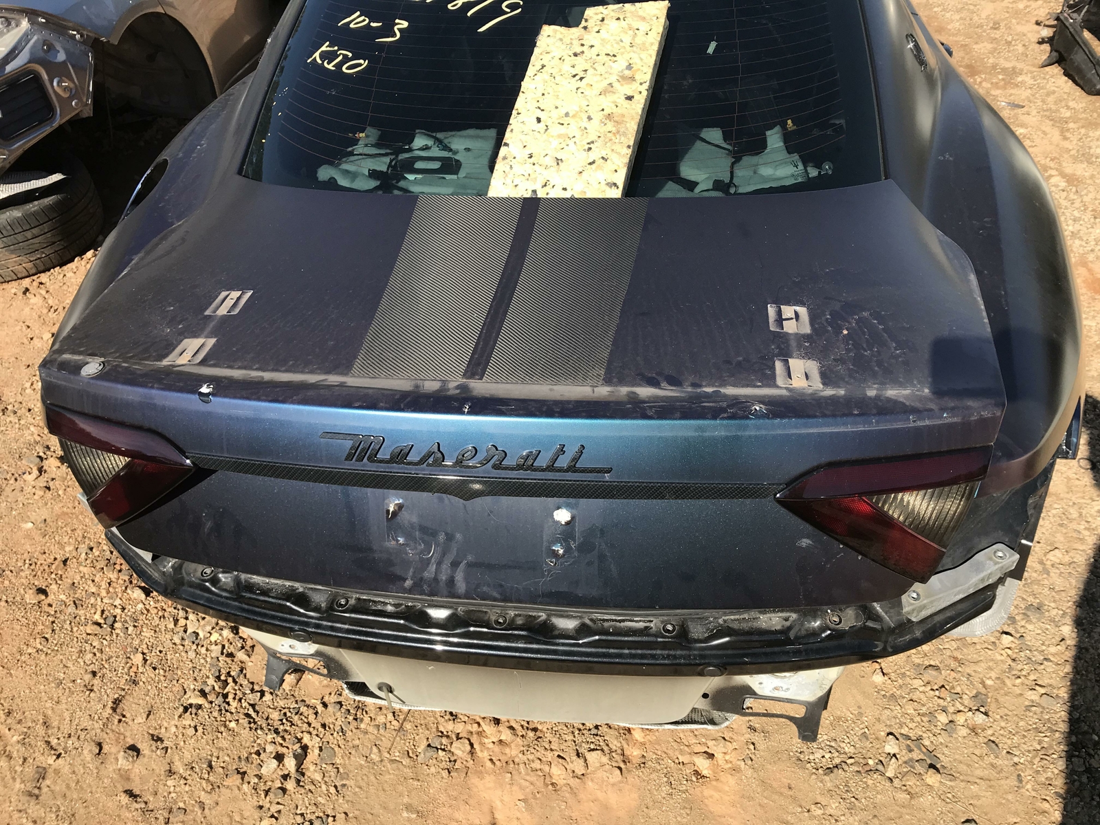 09-14 MASERATI GRANTURISMO CABRIO TRUNK LID DECK HATCH TRUNK OEM