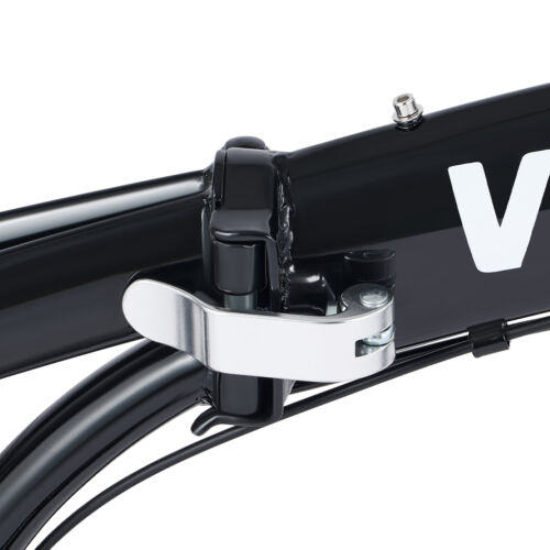 VIRIBUS 20" Folding Bike 7 Speed Folding Bicycle with Dual Disc Brakes Black - Picture 13 of 16