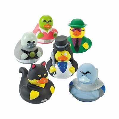 Super Villain Rubber Duckies - Toys - 12 Pieces