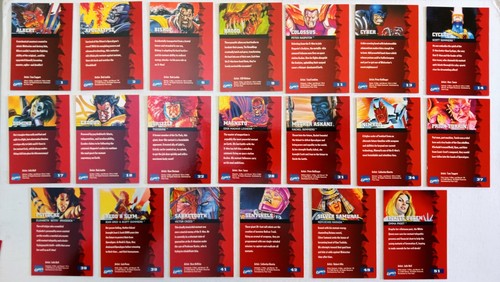 Juego de tarjetas base Fleer Ultra X-Men 1995 de 20: #1-51 no consecutivo excelente - Imagen 2 de 2