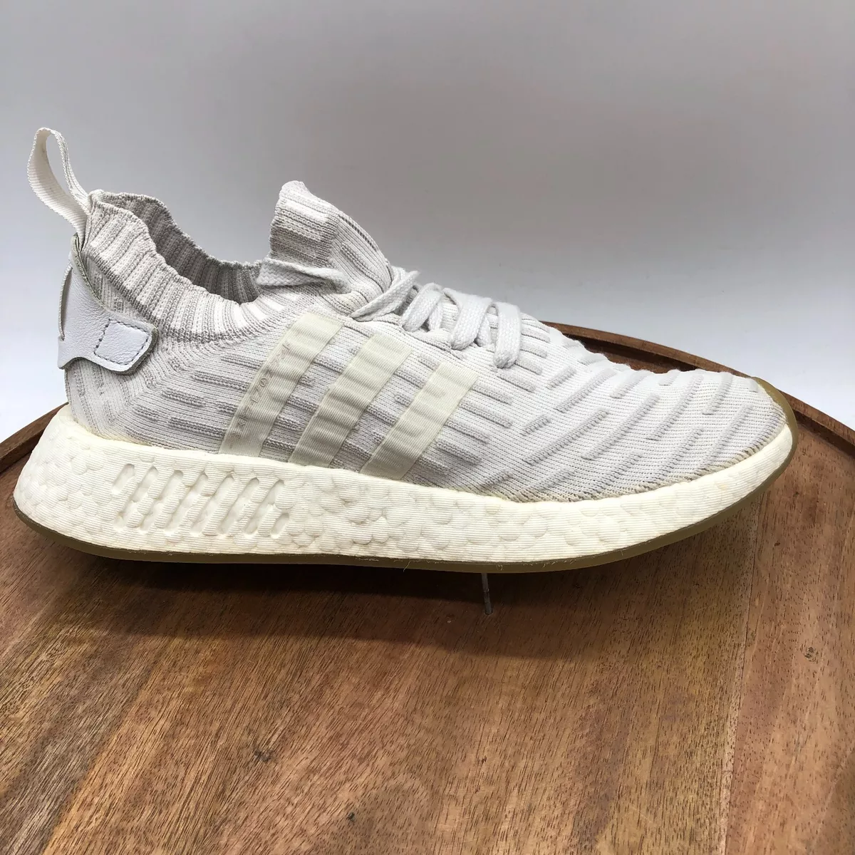 Bestil Ud over Slip sko Adidas NMD R2 PK Primeknit Japan White Gum Boost Shoes Women&#039;s Size 8  BY9954 | eBay