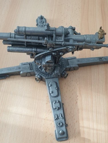 Flak 18 modelo metálico 1:18 Militar Wehrmacht, 2. Guerra Mundial, antiguo objeto de colección - Imagen 5 de 5