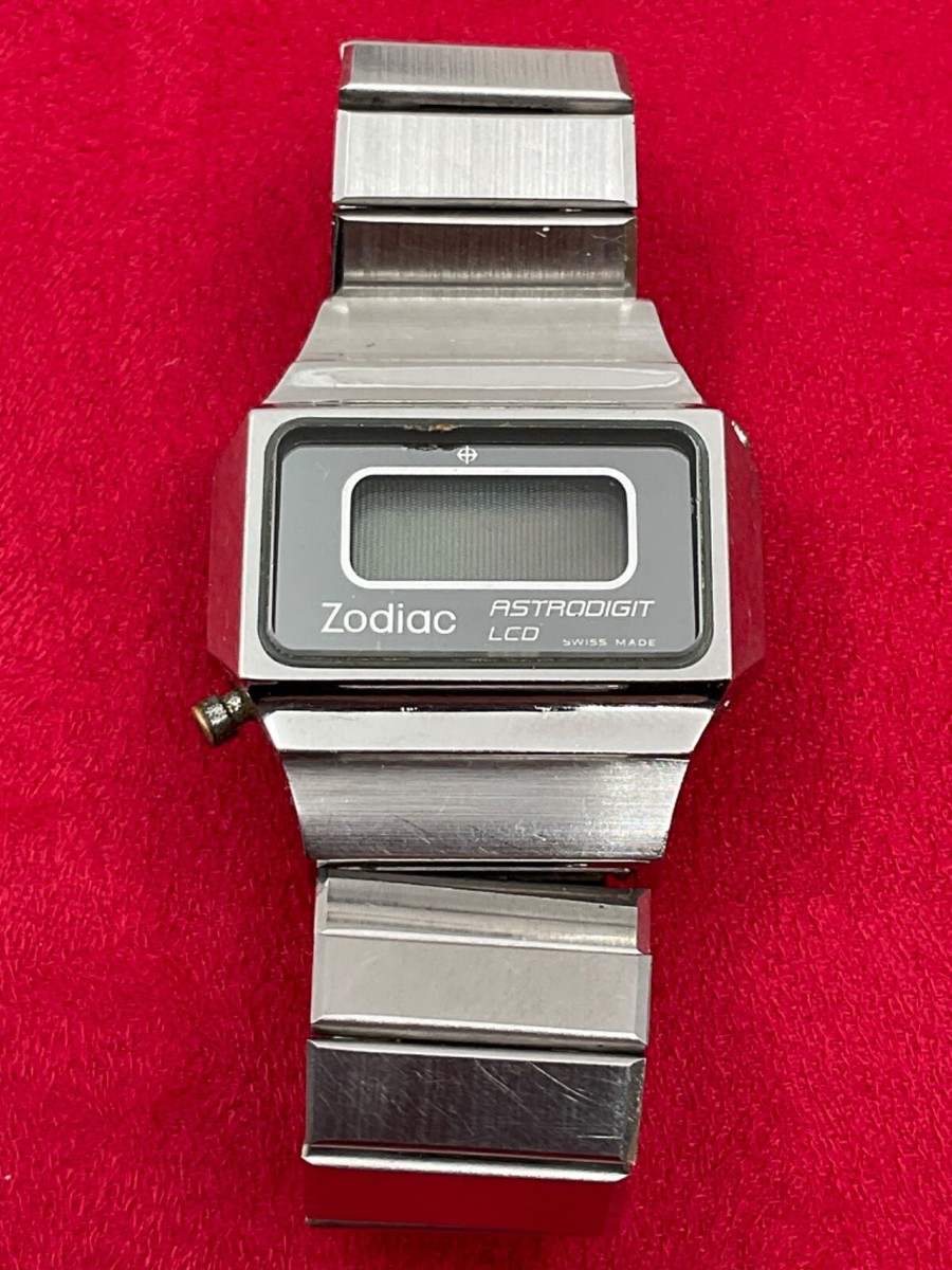 ZODIAC ASTRODIGIT LCD REF. WATCH VINTAGE AÑOS 70 NO PROVADO | eBay