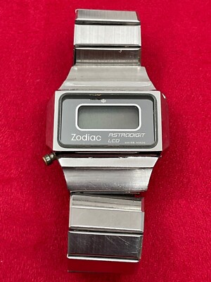 ZODIAC ASTRODIGIT LCD REF. WATCH VINTAGE AÑOS 70 NO PROVADO | eBay