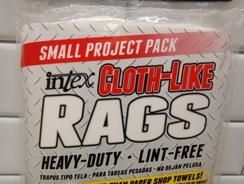 Two (2) Packs Intex Cloth-Like RAGS Heavy-Duty& Lint-Free, 75 CT Select-A-Size - Picture 5 of 7