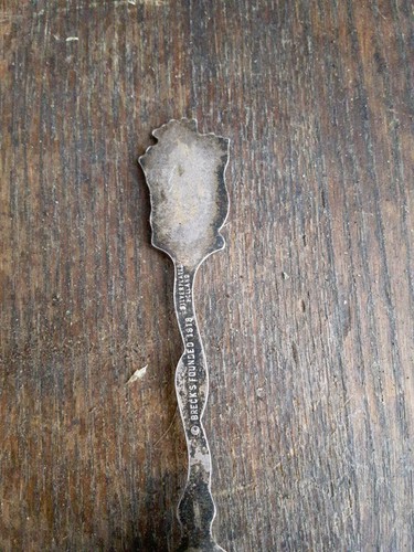 Vintage Antique Souvenir Spoon Silver Plated Holland Brecks Founded 1818 - Picture 9 of 20