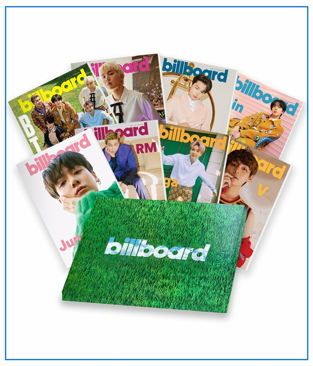 Billboard Magazine Mag BTS V J-Hope Jimin Jungkook RM Jin Suga Box