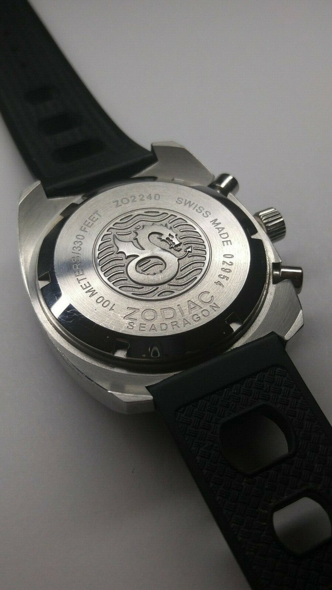 Zodiac Sea Dragon Watch ZO2240 Limited Edition Swiss Zodiac Sea Dragon Watch ZO2240 Limited Edition Swiss