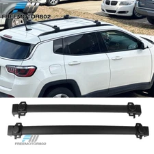 Fits 17-25 Jeep Compass OE Style Cross Bars Aluminum Roof Rack Rail Carrier