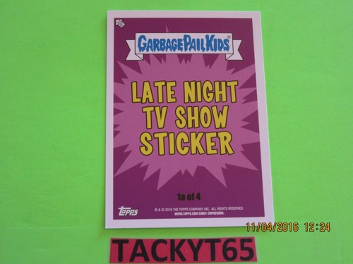 2016 GARBAGE PAIL KIDS TRASHY TV 2 SINGLE BASE CARD(S) NEW YOU CHOOSE - Picture 168 of 178