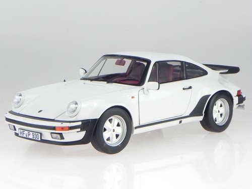 Porsche 911 Turbo 3.3 1977 blanco coche en miniatura 187547 Norev 1:18 - Imagen 3 de 7