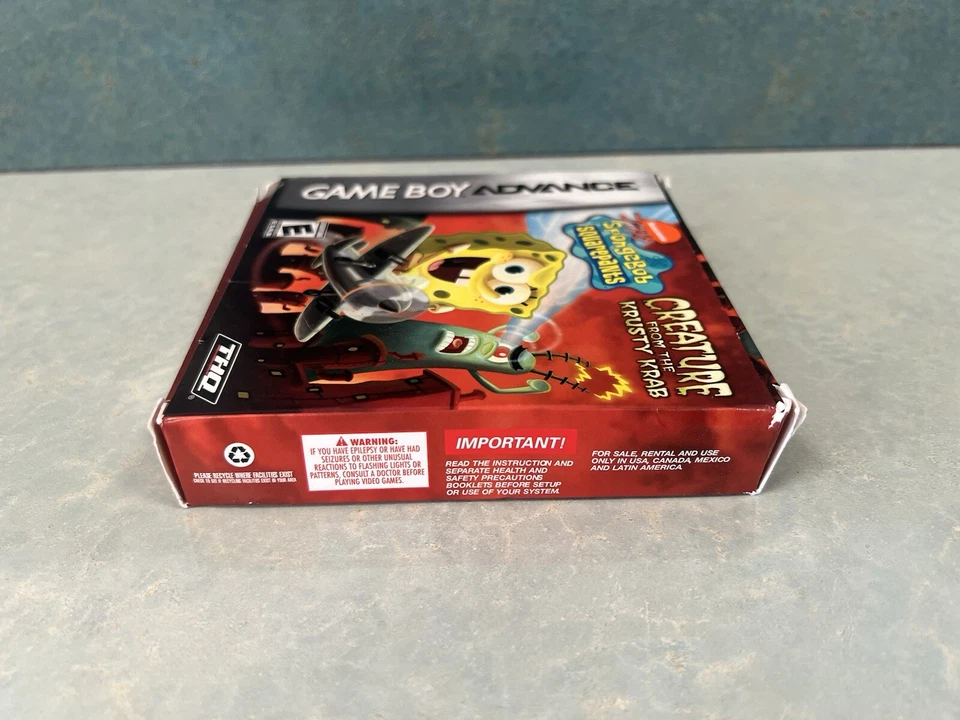 SpongeBob SquarePants: Creature from the Krusty Krab Nintendo GBA/ And More - Image 4 of 4