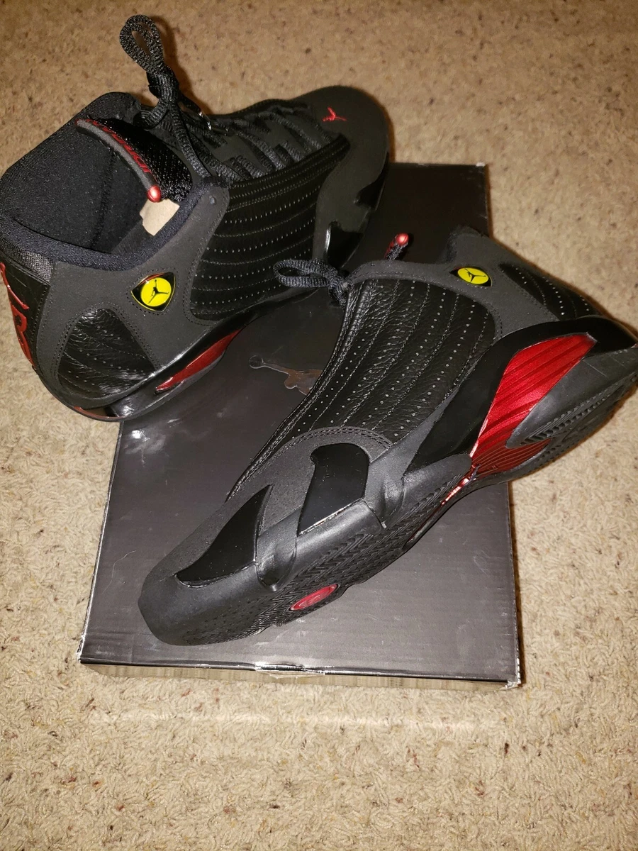 Red and on sale black jordan 14s