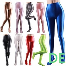 DE Sexy Damen Hauchdünnen Strumpfhose Blickdicht Strümpfe Öl Glänzende Yogahose DE Sexy Damen Hauchdünnen Strumpfhose Blickdicht Strümpfe Öl Glänzende Yogahose