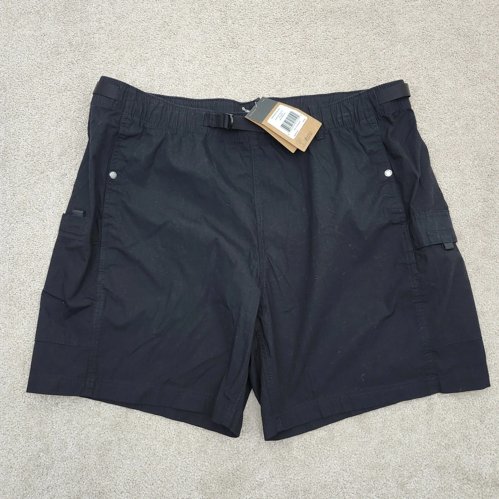 The North Face Men 2XL 7" Ripstop Cargo Easy Shorts Black
