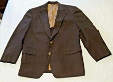 Jack Nicklaus Retro Hart Schaffner Marx Blazer Brown Two Bear Buttons size 38