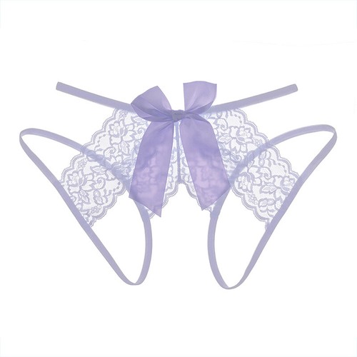 Women Crotchless Thong Sexy G-String Briefs Panties Underwear Lingerie Knickers - Picture 7 of 27