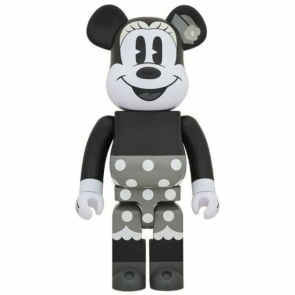 Medicom BE@RBRICK 2018 Disney Mickey 1000 Minnie Vintage B&w Ver. Bearbrick 1pc for sale online