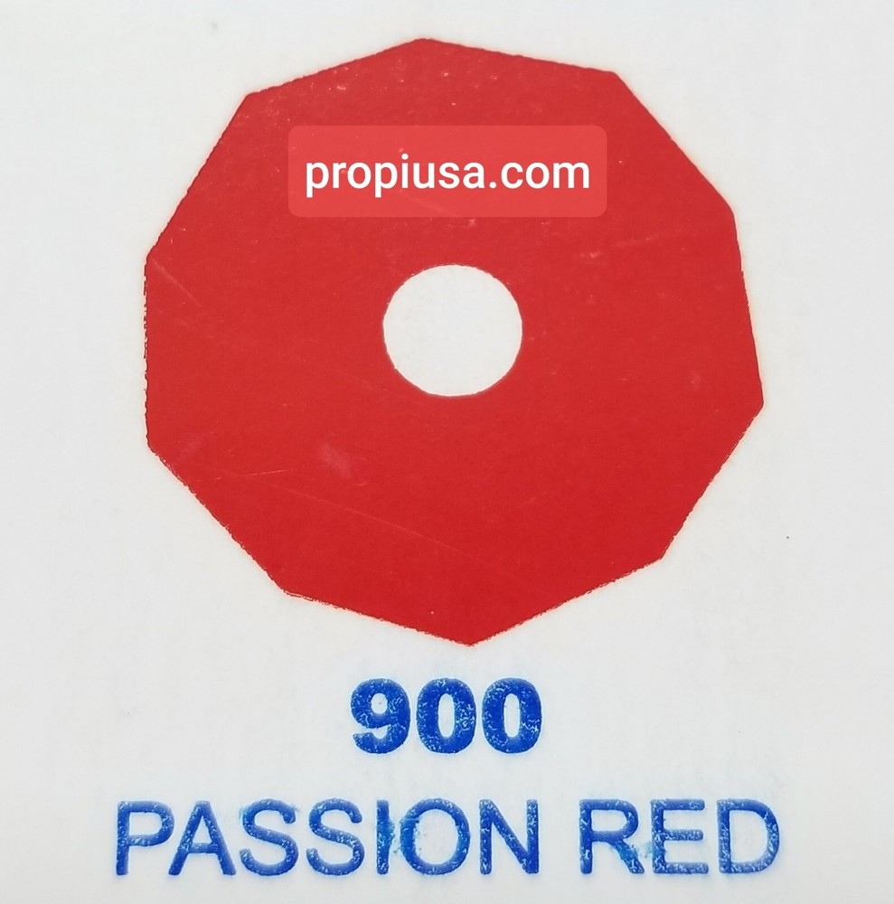 RED Pigment Color Hot Stamping  Foil. Also Black, Yellow, Blue, Teal, Etc.