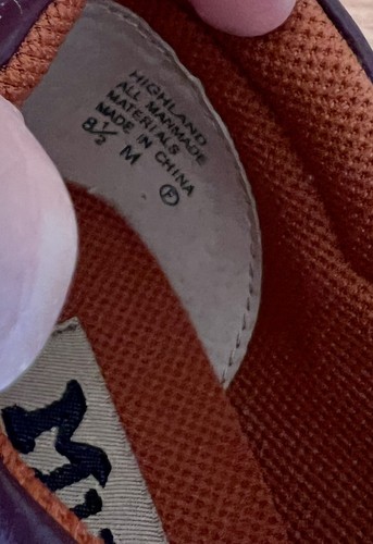 Vintage schlammbraune Schnürschuhe Y2K Damenschuhe Größe 8,5M in sehr gutem Zustand - Bild 9 von 10