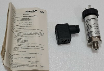 WIKA IS-20-S Druck Sender IS-20-S-BBQ-NB-AZGA4ZUX1-ZZZ 250 Stange 50141414