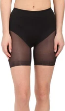 Miraclesuit 297106 Women's Sheer Derriere Boyshorts Black Body Shaper, Medium