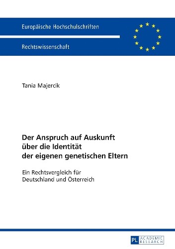 Thumbnail - Tania Majercik Der Anspruch Auf Auskunft Ueber Die Identitaet Der