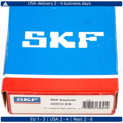 SKF 22313 EK Spherical Roller Bearing Bore 65mm for sale online | eBay
