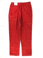 Vintage Lands End Corduroy Pants Womens Pleated size 18 NWT