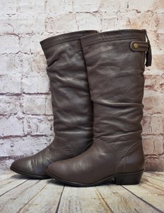 new look tan knee high boots