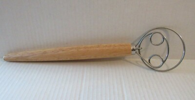 Dough Whisk Bread Mixer & Egg Beater Stainless Steel Kitchen Baking Tool Blender